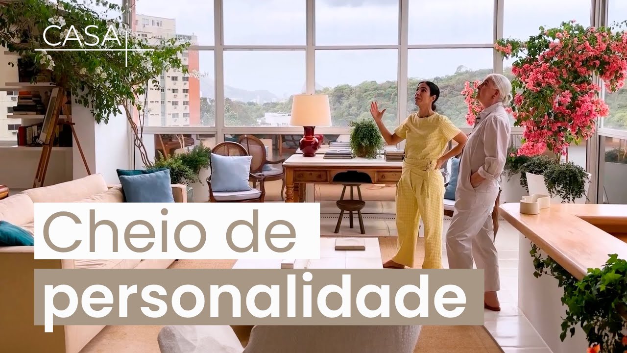 Apartamento cheio de PERSONALIDADE de Anusha Jardim, na Gávea!