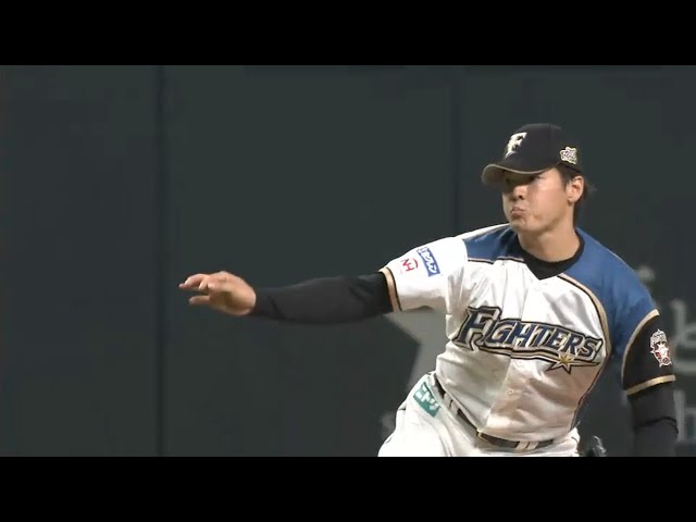 【8回表】中継ぎ適正ばっちり!? ファイターズ・有原のストレートが驚異的 2015/10/11 CS 1st F-M