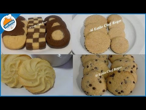 Clase magisterial de galletas, como hacer galletas, receta de galletas | Chef Roger Video