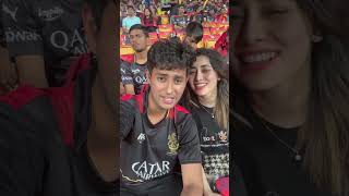 watching the IPL match for the first time in the stadium 🏟️🏏❤️ #ipl2023 #match #RCB #rcbvslsglive