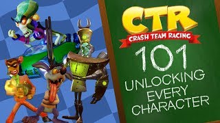 CTR 101 - How To Unlock Every Character