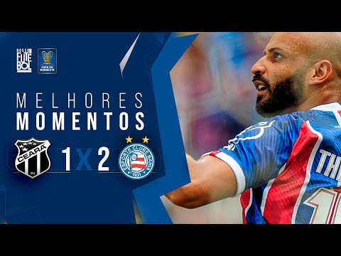 Gols e lances de Ceará x Bahia