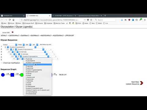 Glycan Reader & Modeler Tutorial 2 - Modification of glycoprotein (IgG)