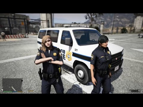 Gta 5 LSPDFR Episode: FIB Female Police Transport Convict To Bolingbroke State Prison! #gta5 #lspdfr