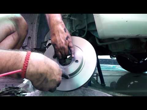 Ford Figo Disk rotor change and caliber pin greasing Detailed #ford #brake