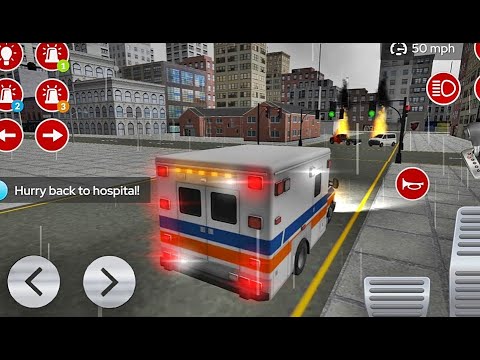American Ambulance Emergency Simulator 2020 - Android Gameplay FHD #2