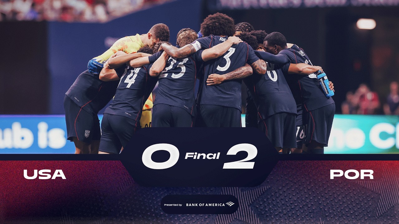 72,297 In Atlanta | USMNT 0-Portugal 2 | International Friendly Highlights