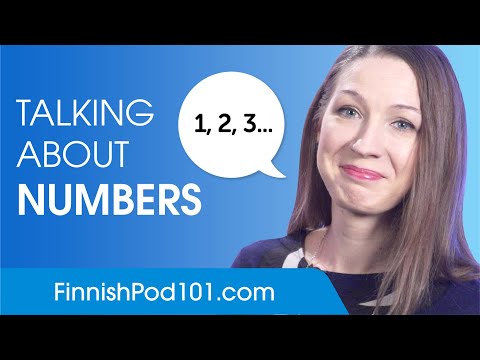 Talking About Numbers in Finnish - Finnish Conversational Phrases