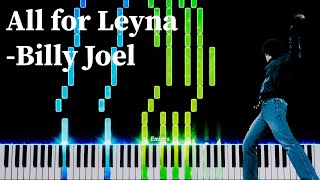 Billy Joel - All for Leyna - Piano Tutorial