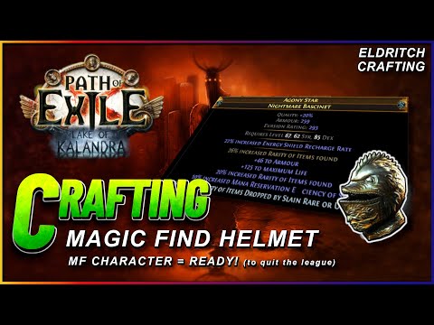 PoE 3.19 - Crafting a Magic Find Helmet