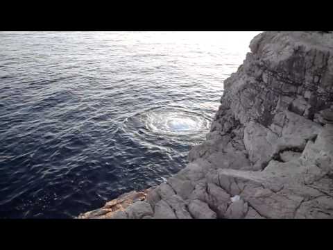 Kiki skace do mora.MP4