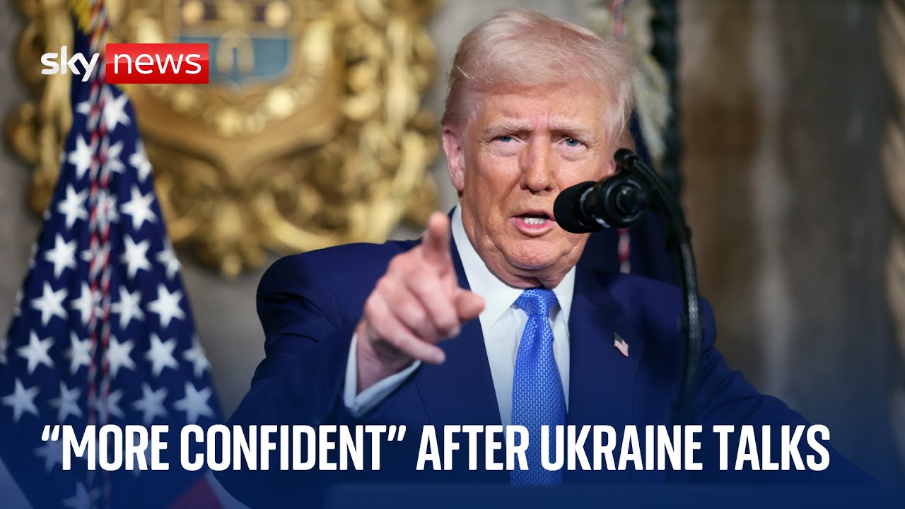 President Trump addresses the US and Russia meeting in Saudi Arabia