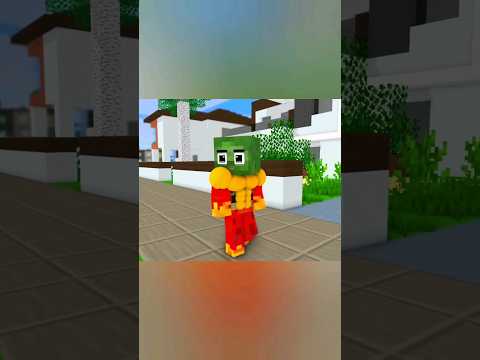 Craft MC  - Monster School:-Zombie Dies While Competing With His Brother. #minecraft #animation #gaming #shorts