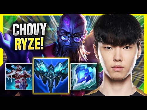 CHOVY IS A BEAST WITH RYZE! - GEN Chovy Plays Ryze MID vs Orianna! | Season 2022