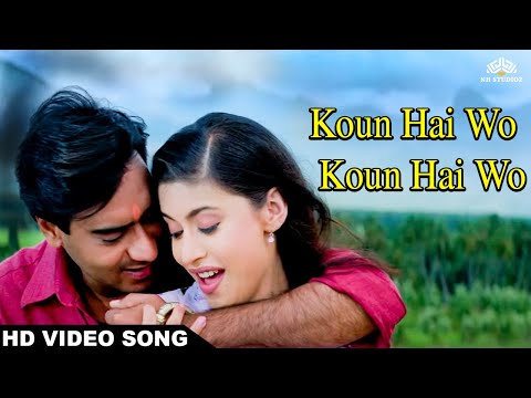 Kaun Hai Woh Kaun Hai Woh (4K) Video Song | Hogi Pyar Ki Jeet (1999) | Ajay Devgn, Neha |