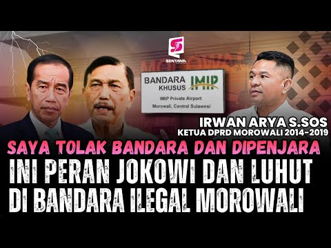 SAYA TOLAK BANDARA MOROWALI DAN DIPENJARA ! JOKOWI DAN LUHUT TAU BETUL BANDARA IMIP