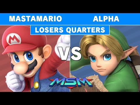 MSM Online 26 - NVR | MastaMario (Mario) Vs. Alpha (Young Link) Losers Quarters - Smash Ultimate