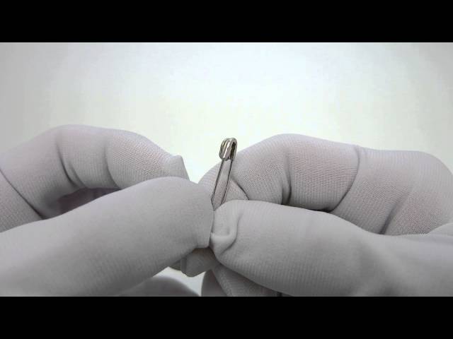 Срібна родована шпилька "Слон" хба13 Відео огляд