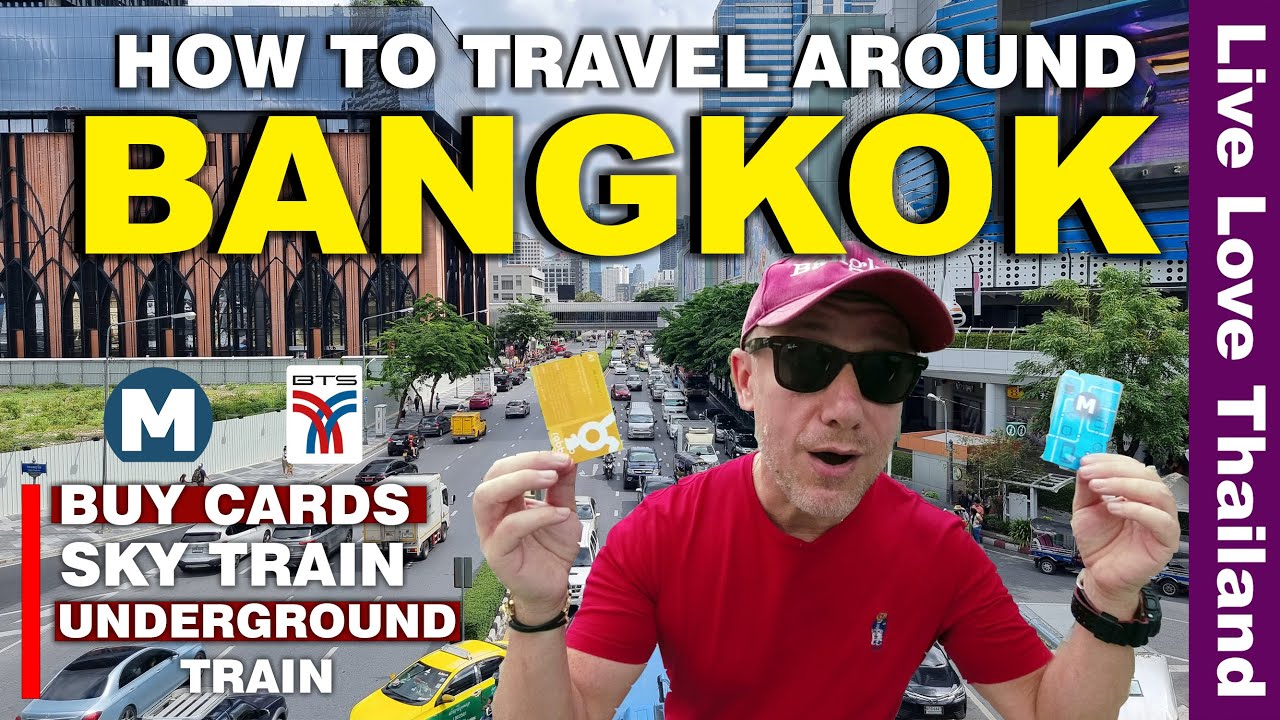 How To Travel Around BANGKOK | Buy Cards For BTS & MRT  | Complete Guide 2023 #livelovethailand