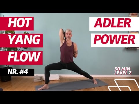 ⏰ 50:00 Minuten | Kraftvoll-Dynamischer Flow | Adler-Power | Hot Yang Flow