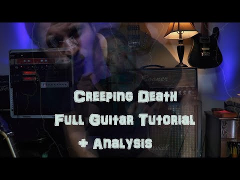 CREEPING DEATH Guitar Tutorial/Analysis (Metallica) [Let's Learn Ride The Lightning EP #7]