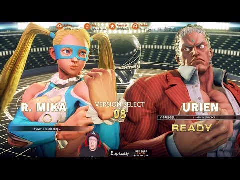 GingerV1k1ng(Urien) Vs SaltyKid(Mika) FT5