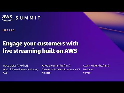 AWS Summit SF 2022 - Engage your customers with live streaming built on AWS (IND201)