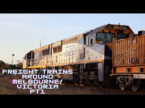 Freight trains around melbourne/ Victoria PT1