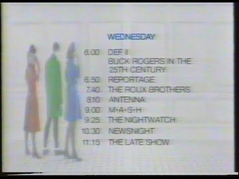 BBC TWO (Def II) Continuity - 01/02/1989