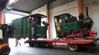 preview picture of video 'Lokomobile und Lokomotive für Sammlung des PS-Speichers Einbeck'