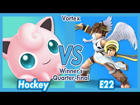 Vortex Smash Weekly Winner's Quarter Finals 8/11/17  - E22 (Pit) Vs. Hockey (Jigglypuff)
