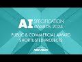 AI Specification Awards Commercial Public Award Shortlisted Projects