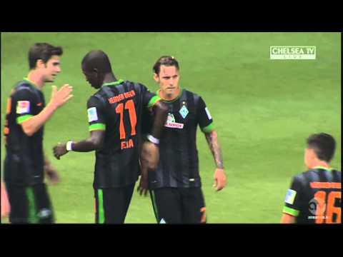 Goal Ludovic Obraniak I Werder Bremen vs Chelsea I 2-0