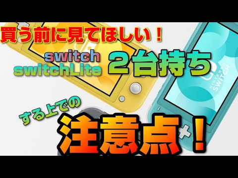 [Switch] Things to note when using one account on two devices! [Switch Lite]