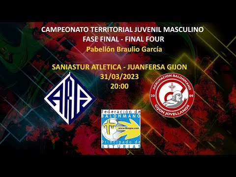 ✳️ SANIASTUR ATLETICA 🆚  JUANFERSA GIJON  #balonmano  FINAL FOUR JUVENIL MASCULINA  2023