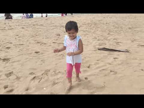 Vartika's 1st ever experience of Sea beach