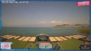 Ohrid Live Camera by Cuba Libre Beach - OhridInfo.com & 2S live webcam