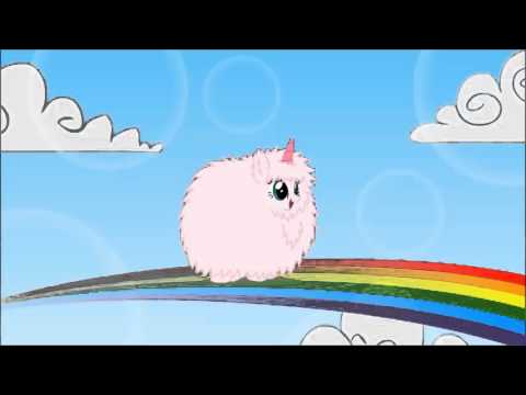 Pink Dubstep Unicorns Headbanging On Rainbows