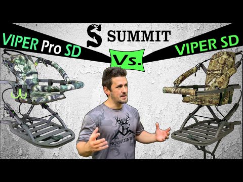 Summit Viper Pro SD Vs. Summit Viper SD. Comparing these Climbing Treestands. Which climber to Buy?