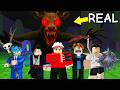 Can 5 YouTubers Survive REALISTIC 99 Nights In The Forest