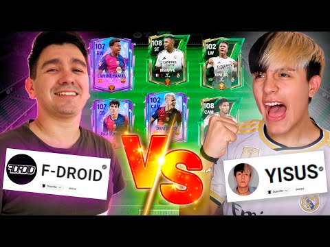 F DROID vs YISUS en FC MOBILE ¿QUIEN ES EL MEJOR? 😱 *PARTIDO DEFINITIVO*