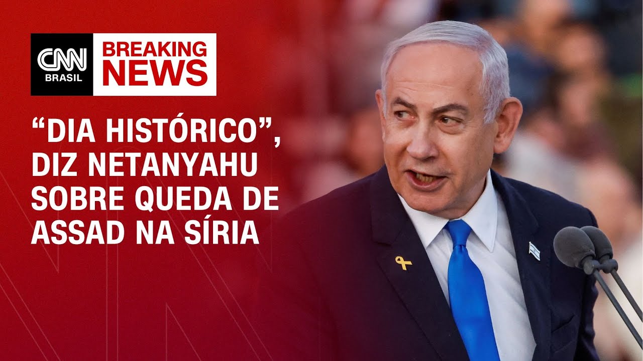 “Dia histórico”, diz Netanyahu sobre queda de Assad na Síria | AGORA CNN