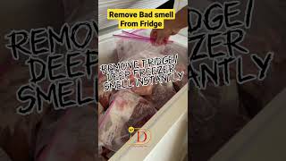 Quickly Remove bad smell from fridge #shorts #youtubeshorts #fridgesmell
