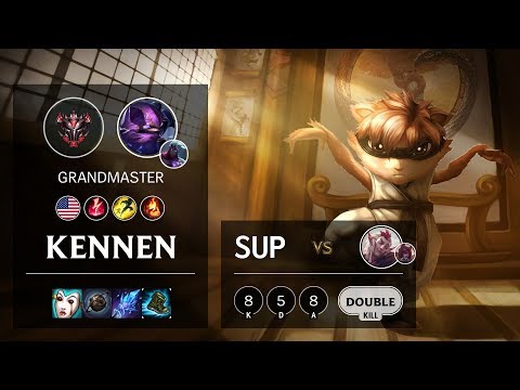 Kennen Support vs Rakan - NA Grandmaster Patch 10.9