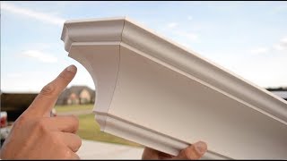 End Crown Moulding Cut!  - How to Return