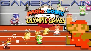 Retro Mode Revealed in Mario & Sonic 2020 Olympics + Gameplay!  (8-Bit & 16-Bit!)