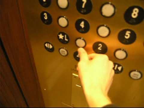 ThyssenKrupp Older Traditional Traction Glass Elevator at Hyatt Regency - Louisville, KY
