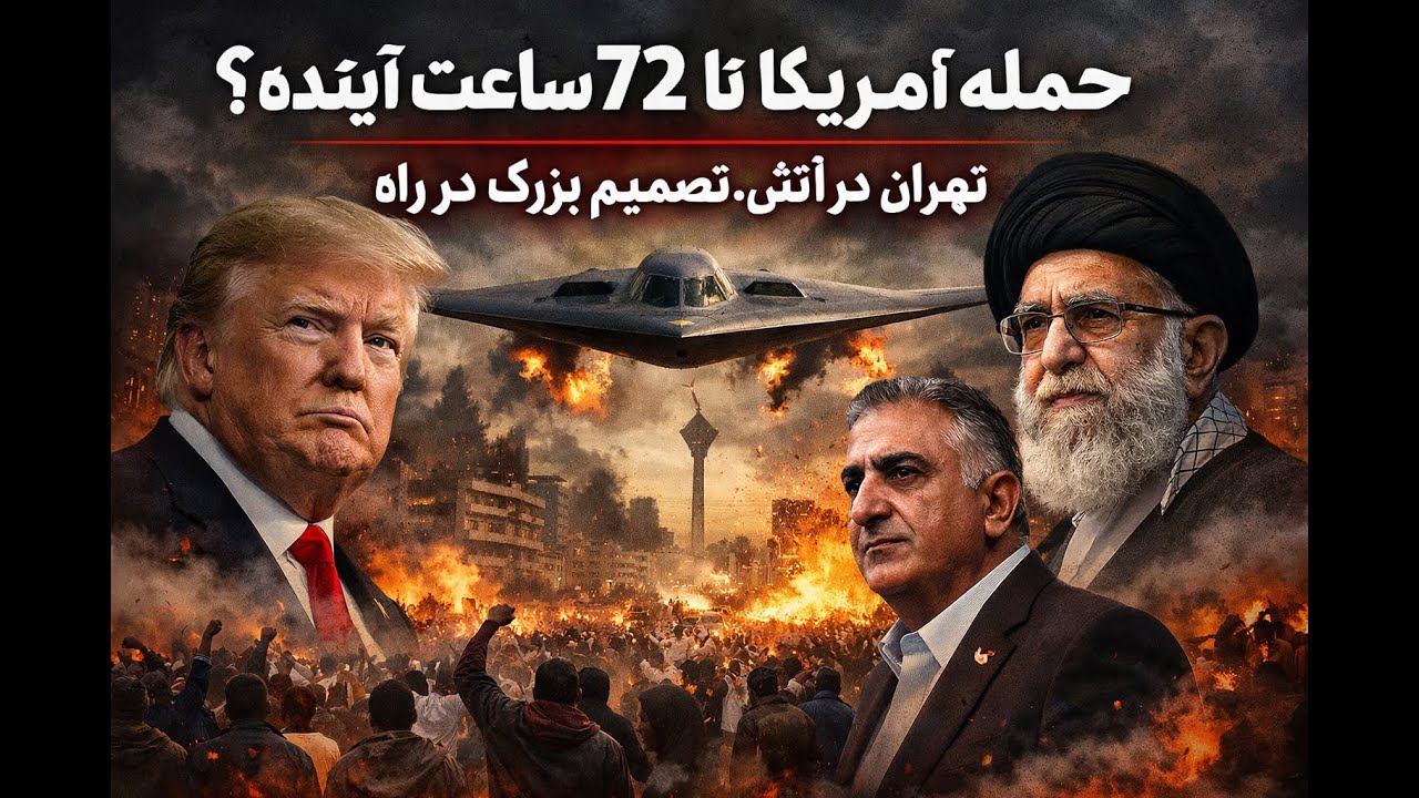 حمله آمریکا به ایران تا 72 ساعت آینده ؟ تهران در آتش - تصمیم بزرگ در راه است