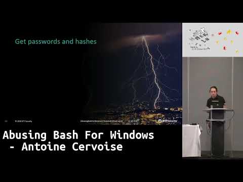 Abusing Bash For Windows   Antoine Cervoise