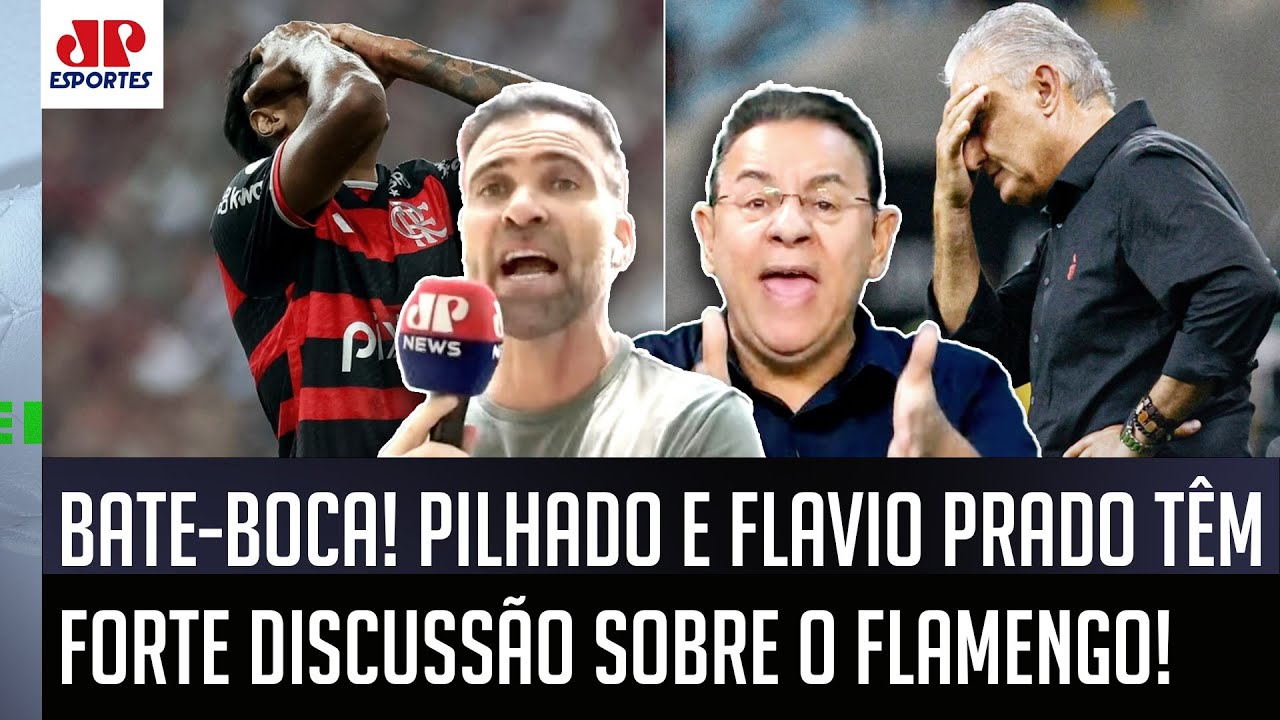 TRETA FORTE! "COMO??? É UM VEXAME VOCÊ ME FALAR que o Tite no Flamengo..." Pilhado x Flavio Prado!